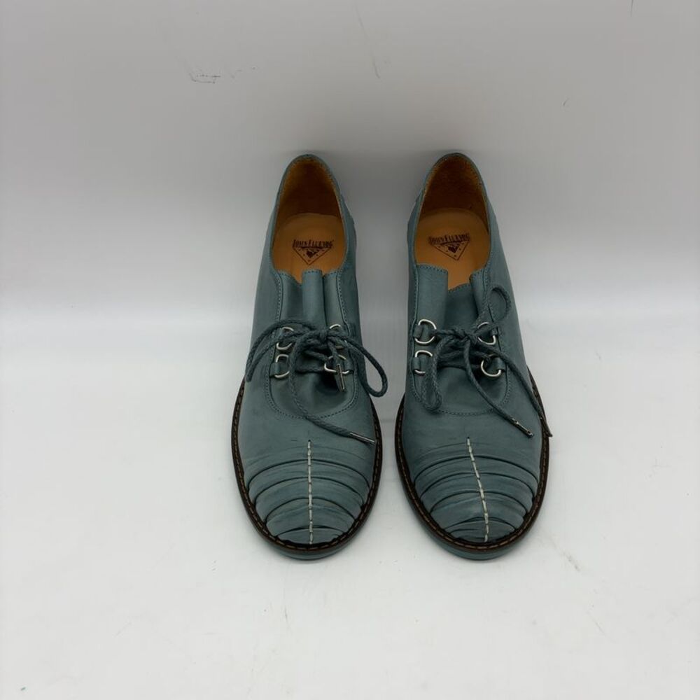 John Fluevog Lace-upruched Toe Leather Heel - Picture 6 of 8